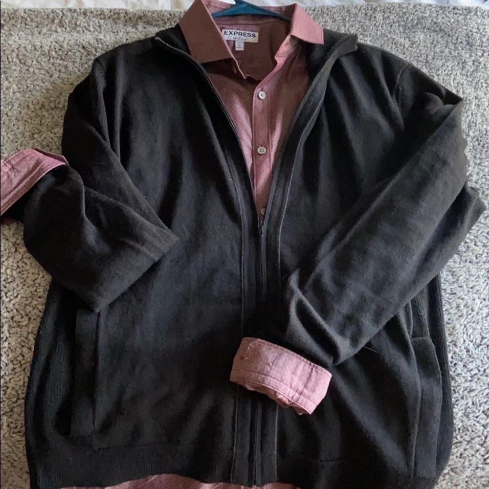 Men’s Calvin Klein zip up cardigan
